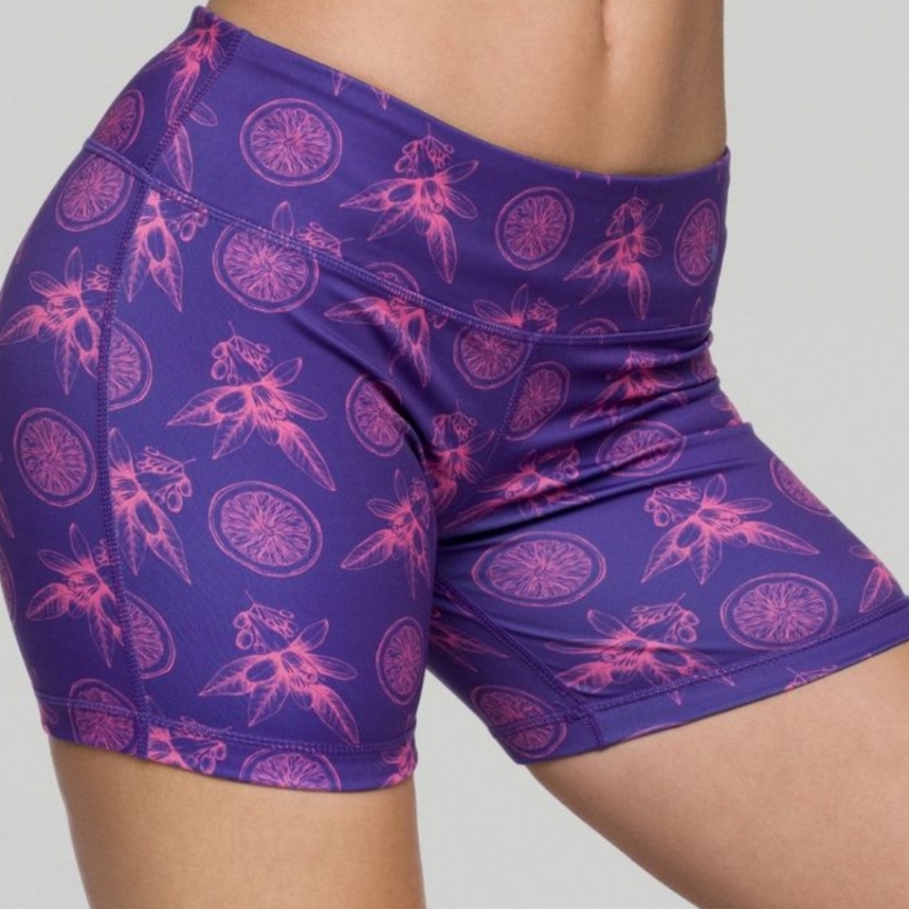 IAB MFG Purple Zest For Life 3" Crossfit Shorts Size Small 6